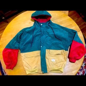 Never Worn Rasta Corduroy Jacket